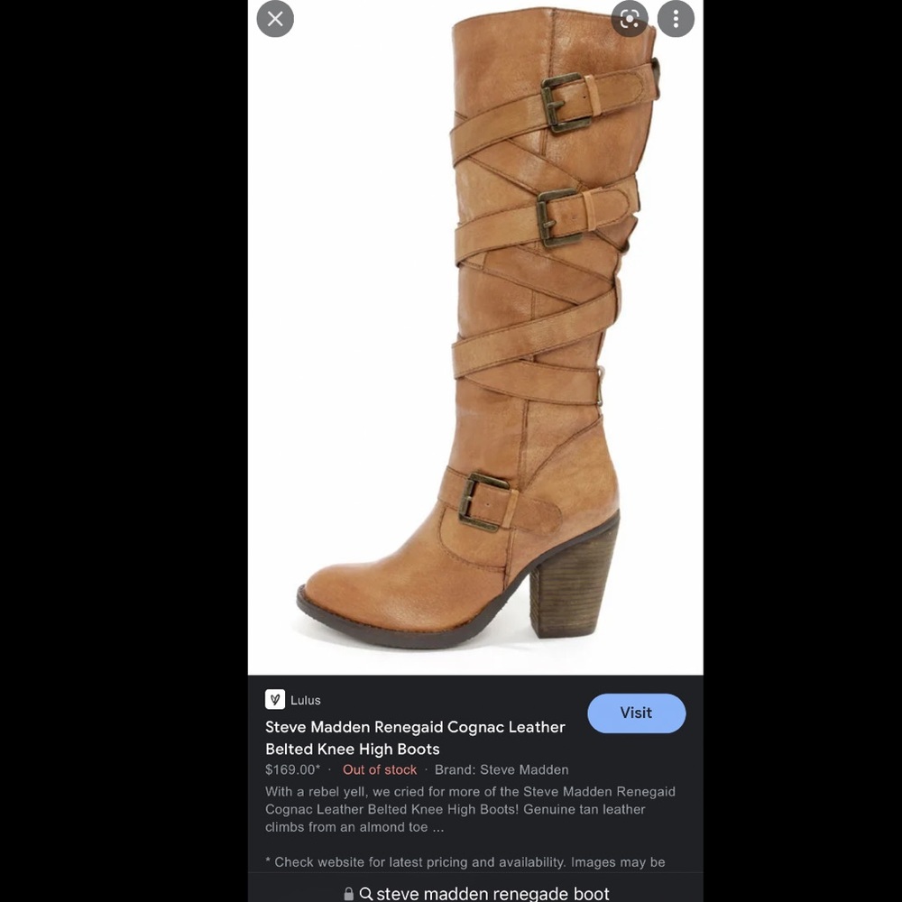 Steve Madden renegade boot-